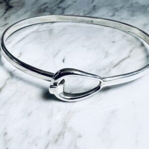 silver loop bangle